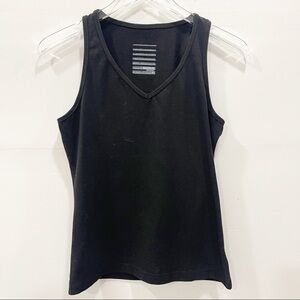 Rainbeau Black Tank Top Sleeveless Medium Athletic Sporty